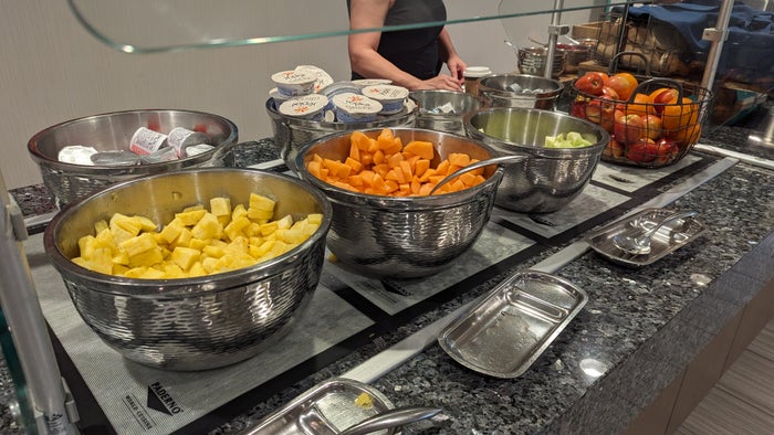 Embassy Suites by Hilton The Woodlands at Hughes Landing food and beverage breakfast buffet fruit Embassy Suites by Hilton The Woodlands at Hughes Landing food and beverage breakfast buffet fruit