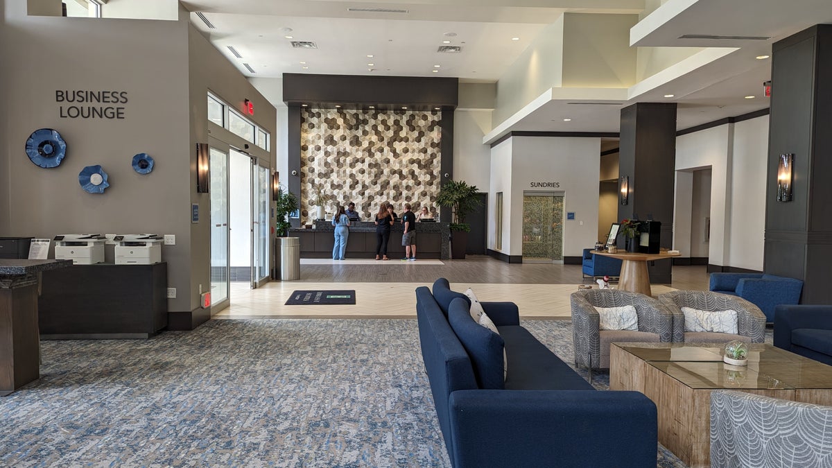 Embassy Suites by Hilton The Woodlands at Hughes Landing lobby front desk