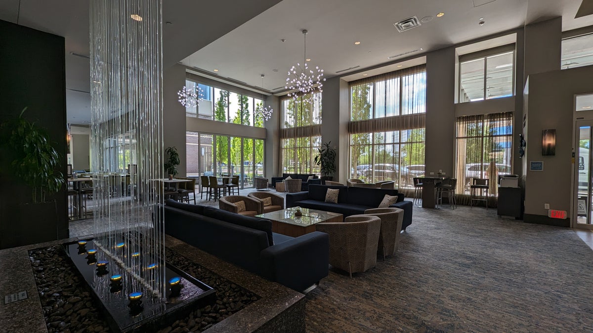 Embassy Suites by Hilton The Woodlands at Hughes Landing lobby