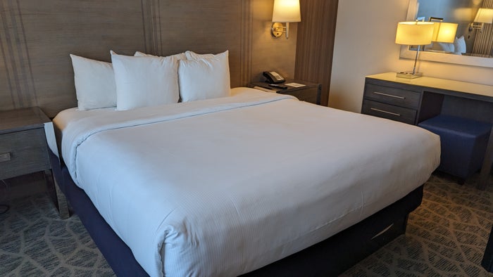 Embassy Suites by Hilton The Woodlands at Hughes Landing room bedroom bed Embassy Suites by Hilton The Woodlands at Hughes Landing room bedroom bed