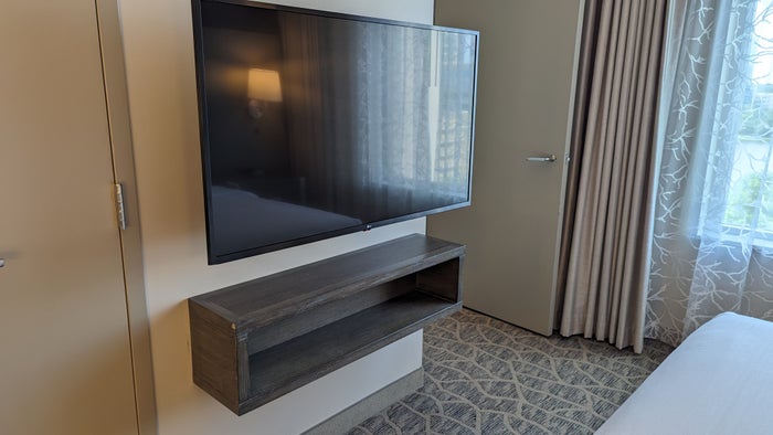 Embassy Suites by Hilton The Woodlands at Hughes Landing room bedroom television Embassy Suites by Hilton The Woodlands at Hughes Landing room bedroom television