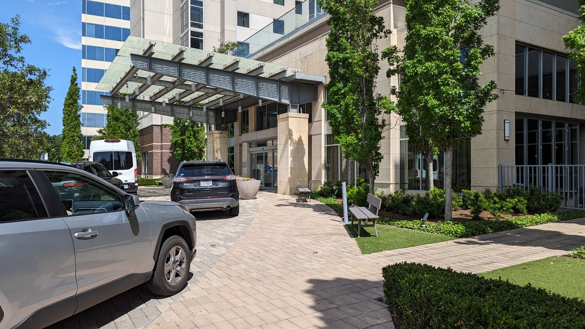 Embassy Suites by Hilton The Woodlands at Hughes Landing room lake view amenities parking valet