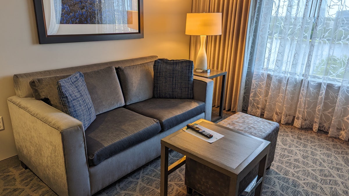 Embassy Suites by Hilton The Woodlands at Hughes Landing room living room couch