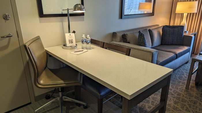 Embassy Suites by Hilton The Woodlands at Hughes Landing room living room dining table Embassy Suites by Hilton The Woodlands at Hughes Landing room living room dining table