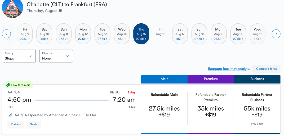 [Award Alert] Business Class Availability to Germany for 55k Miles ...