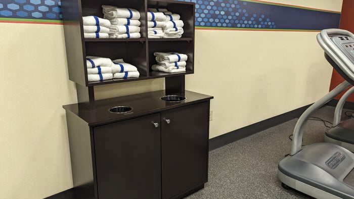 Hampton Inn Suites Hope amenities fitness center towels Hampton Inn Suites Hope amenities fitness center towels