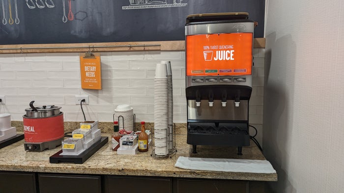 Hampton Inn Suites Hope food and beverage juice Hampton Inn Suites Hope food and beverage juice