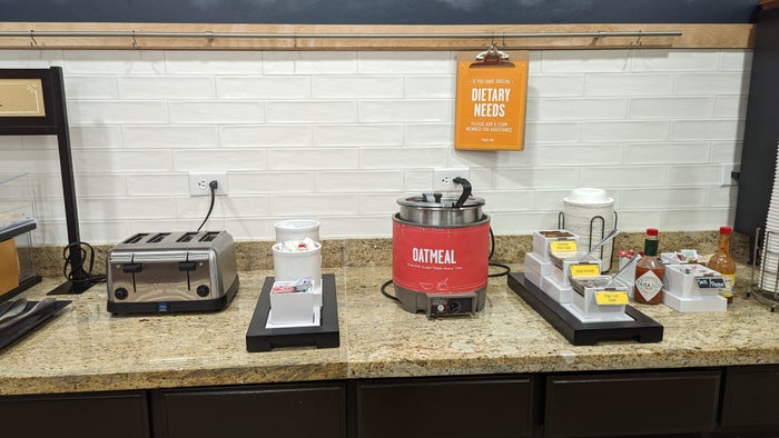 Hampton Inn Suites Hope food and beverage oatmeal Hampton Inn Suites Hope food and beverage oatmeal