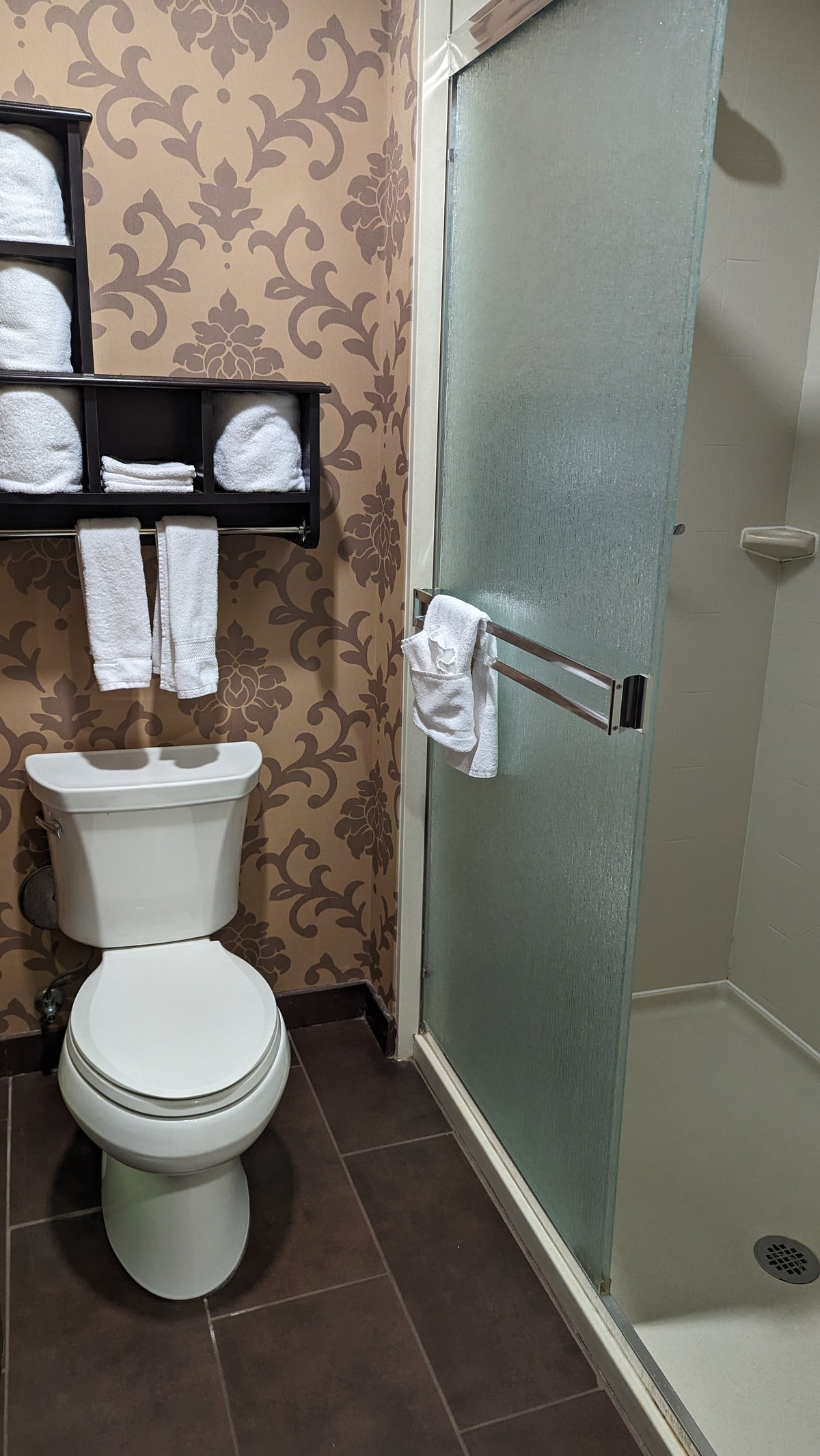 Hampton Inn Suites Hope guestroom bathroom