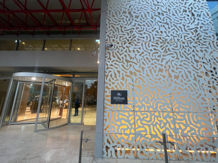 Hilton Santa Marta Front Sign Hilton Santa Marta Front Sign