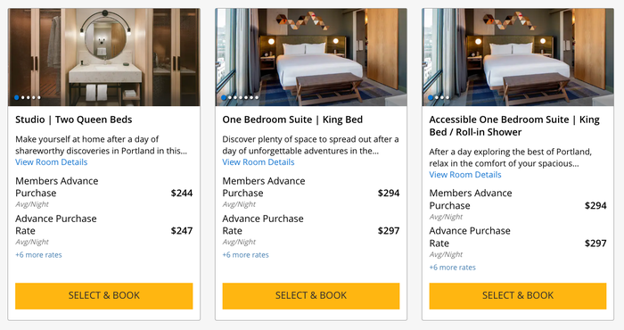 Hyatt Centric Downtown Portland cash price for suites Hyatt Centric Downtown Portland cash price for suites