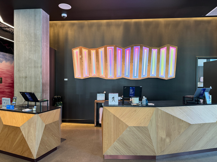 Hyatt Centric Downtown Portland front desk Hyatt Centric Downtown Portland front desk