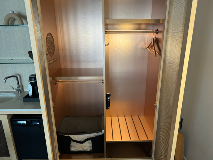 Hyatt Centric Downtown Portland living room closet Hyatt Centric Downtown Portland living room closet