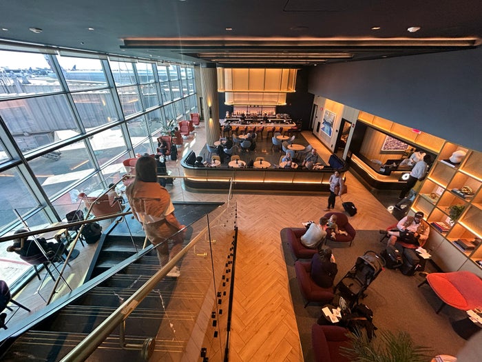 IAD Etihad Lounge stairs IAD Etihad Lounge stairs
