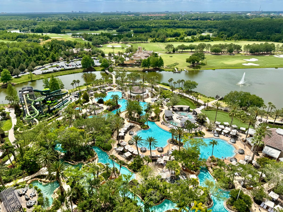 JW Marriott Orlando Grande Lakes Balcony View Pool Complex