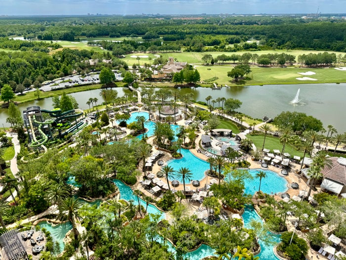 JW Marriott Orlando Grande Lakes Balcony View Pool Complex JW Marriott Orlando Grande Lakes Balcony View Pool Complex