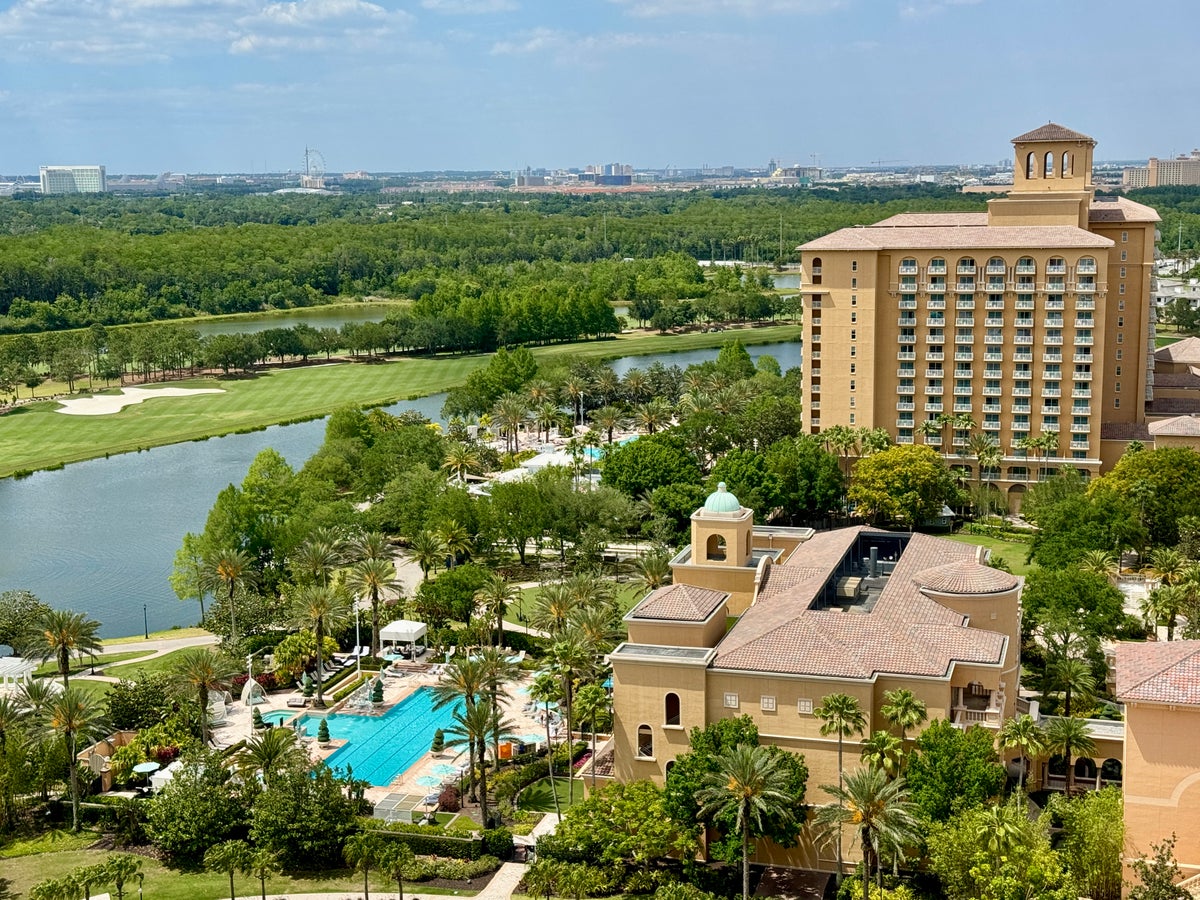 JW Marriott Orlando Grande Lakes Balcony View Ritz Carlton