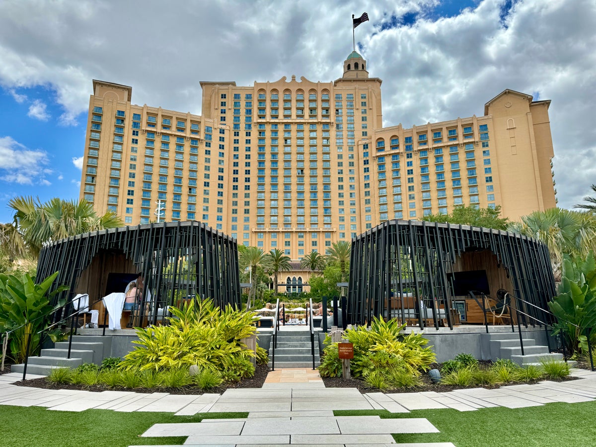 JW Marriott Orlando Grande Lakes Hotel Exterior From Behind