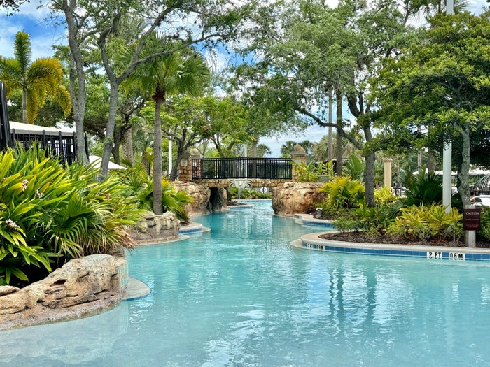 JW Marriott Orlando Grande Lakes Lazy River Bridge JW Marriott Orlando Grande Lakes Lazy River Bridge