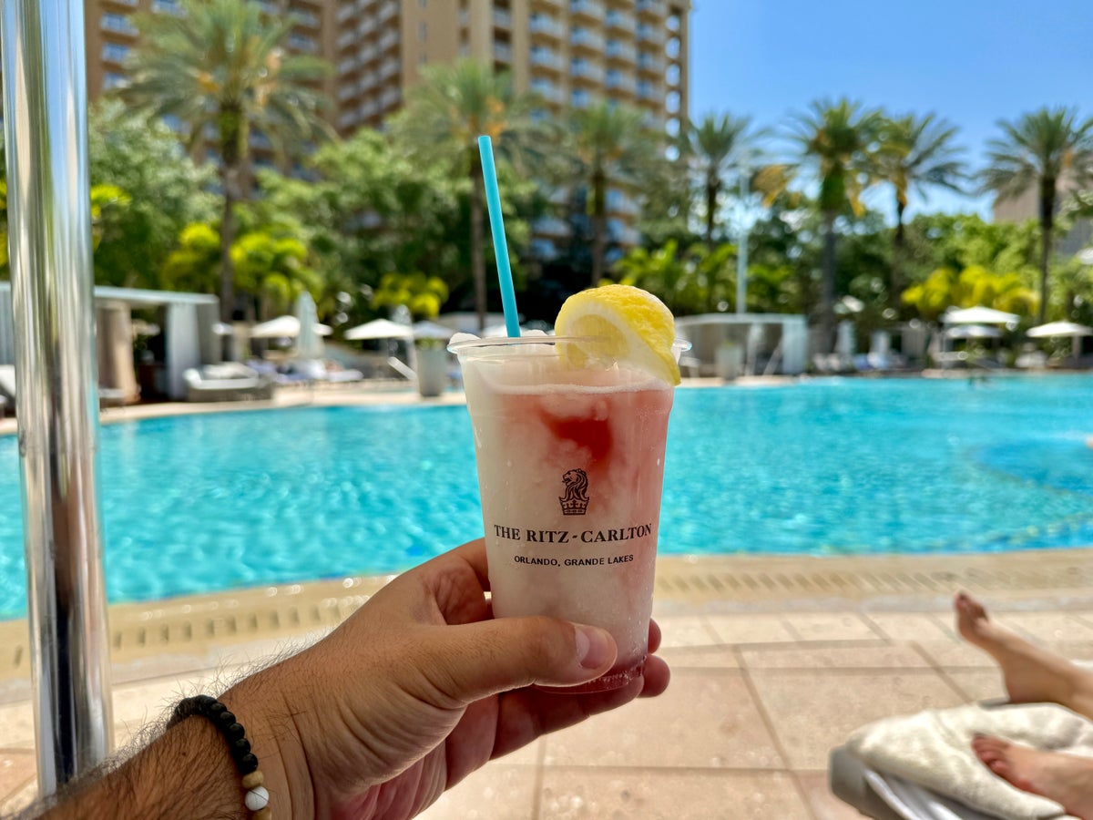 JW Marriott Orlando Grande Lakes Ritz Carlton Frozen Lemonade