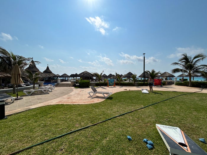 JW Marriott Cancun cornhole JW Marriott Cancun cornhole