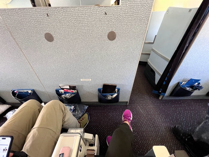 KLM Premium Comfort bulkhead row KLM Premium Comfort bulkhead row