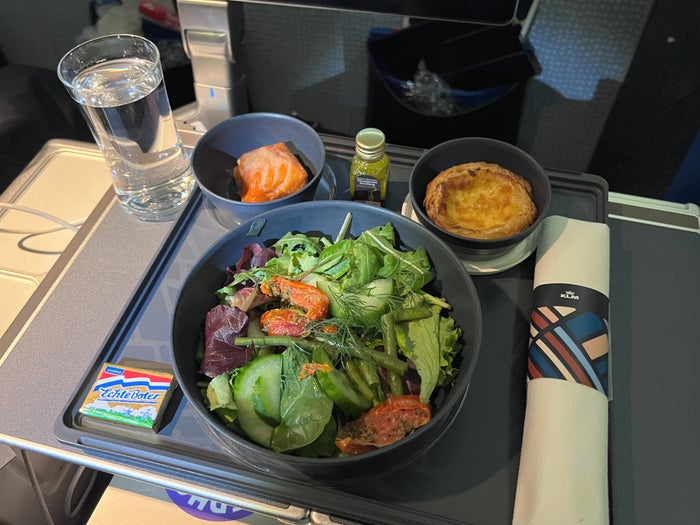 KLM Premium Comfort light meal KLM Premium Comfort light meal