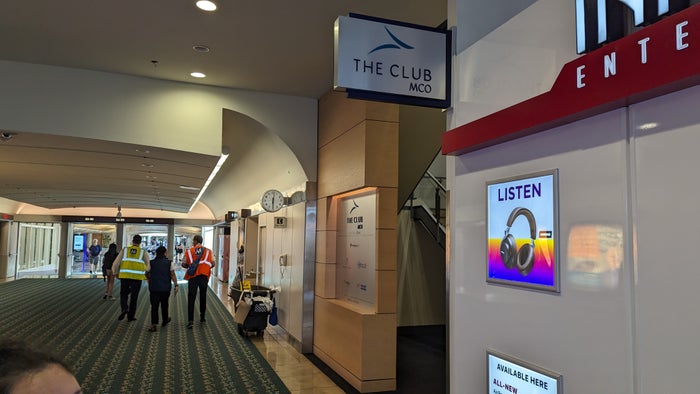 MCO Terminal B The Club MCO Gates 70 99 door MCO Terminal B The Club MCO Gates 70 99 door