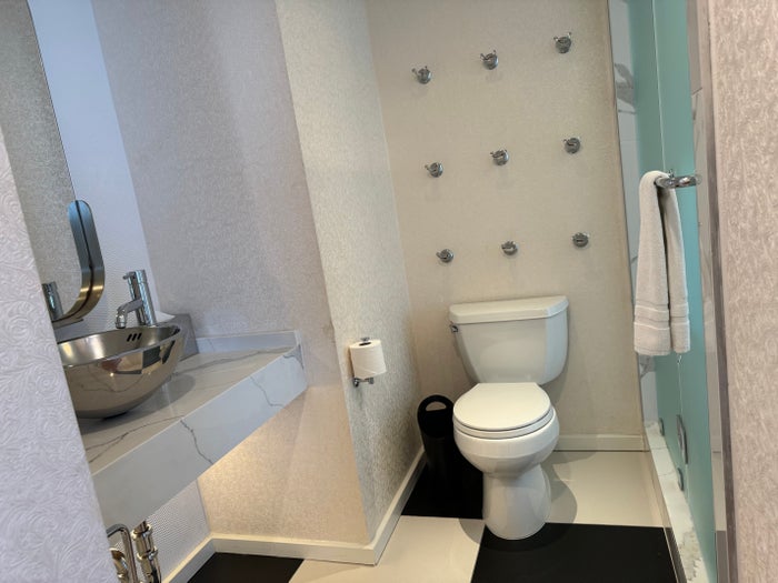 Mondrian Los Angeles deluxe studio suite bathroom