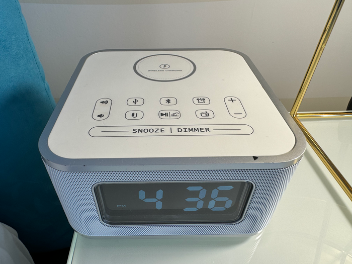 Mondrian Los Angeles deluxe studio suite clock radio