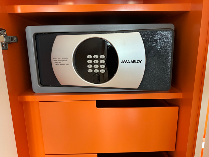 Mondrian Los Angeles deluxe studio suite safe