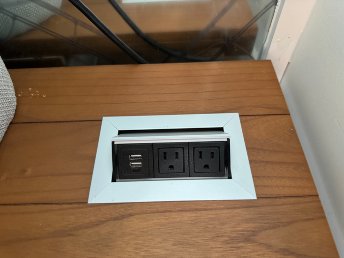 Mondrian Los Angeles deluxe studio suite sitting area outlets