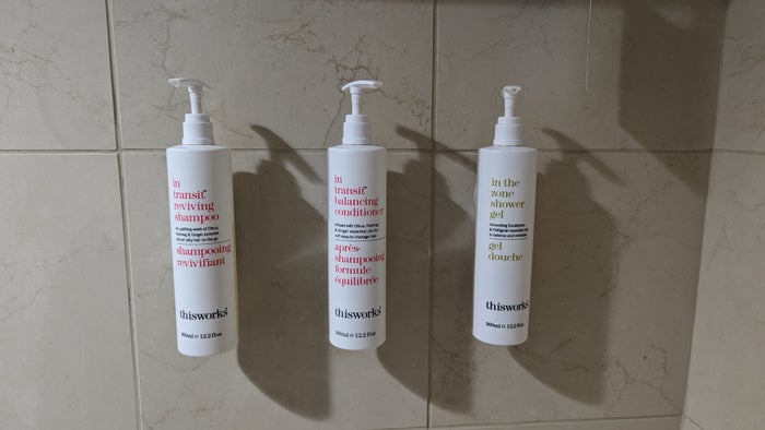 Orlando World Center Marriott 2 Queen Ambassador Suite bathroom amenities Orlando World Center Marriott 2 Queen Ambassador Suite bathroom amenities
