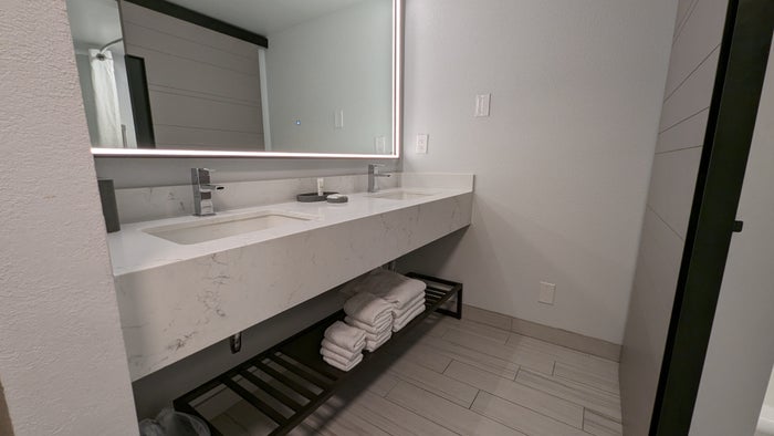 Orlando World Center Marriott 2 Queen Ambassador Suite bathroom countertop Orlando World Center Marriott 2 Queen Ambassador Suite bathroom countertop