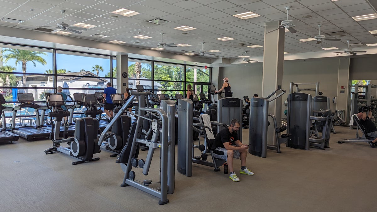 Orlando World Center Marriott amenities fitness center