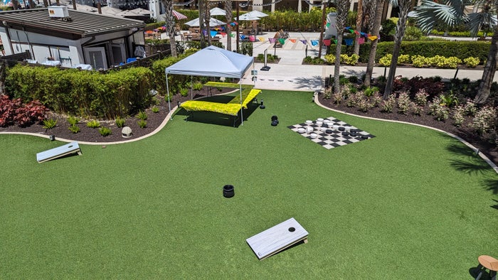 Orlando World Center Marriott amenities lawn games Orlando World Center Marriott amenities lawn games