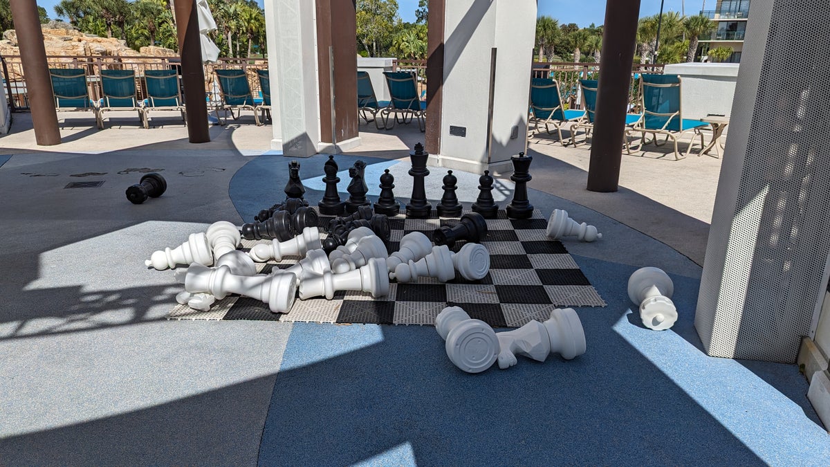 Orlando World Center Marriott amenities pool chess