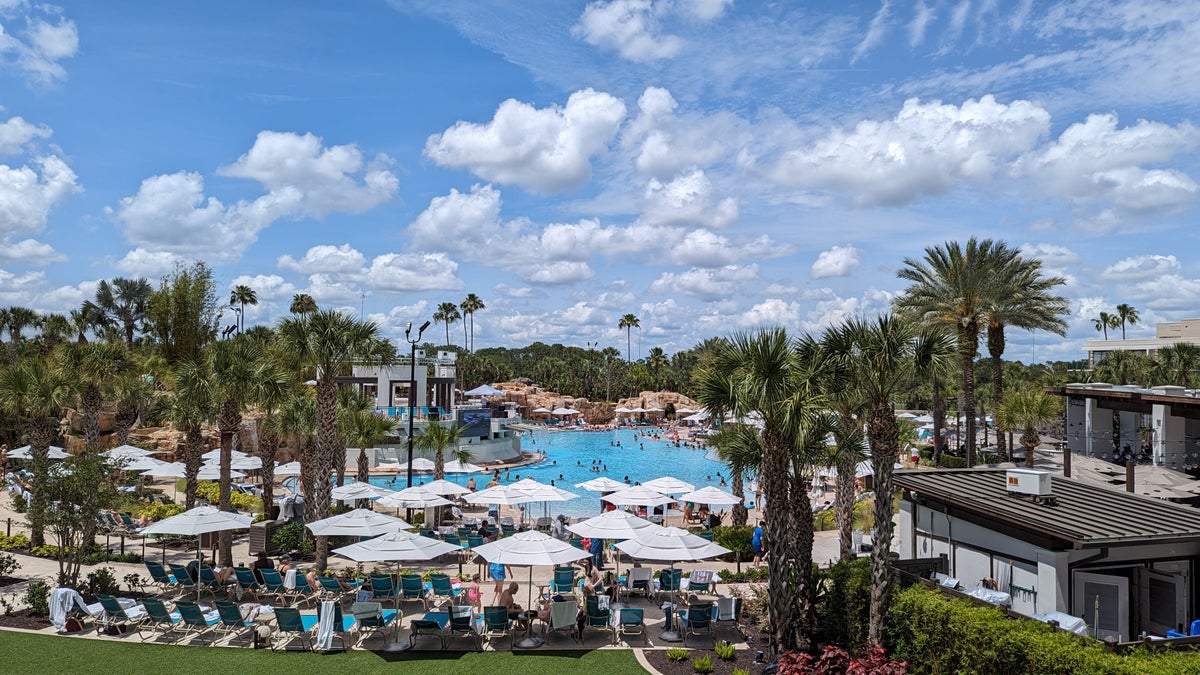 Orlando World Center Marriott amenities pool view