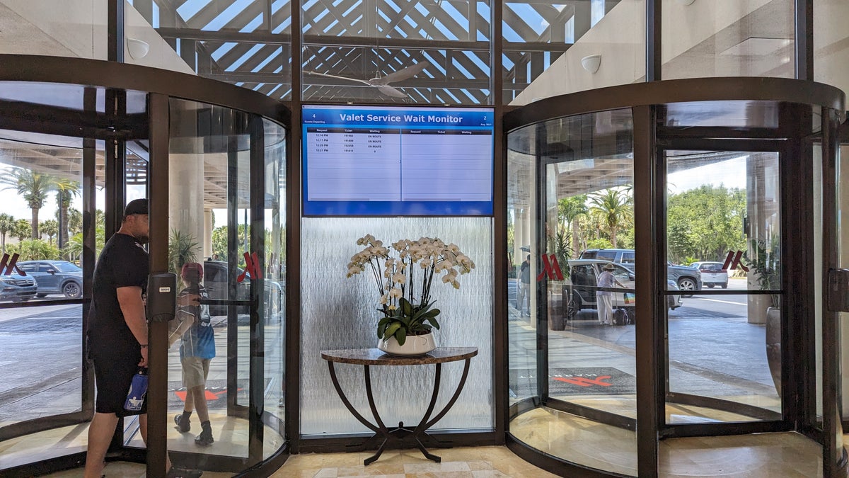 Orlando World Center Marriott entry doors