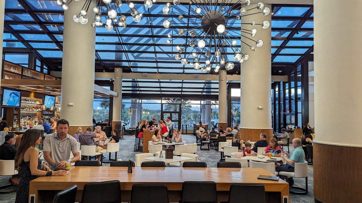 Orlando World Center Marriott food and beverage lobby bar 