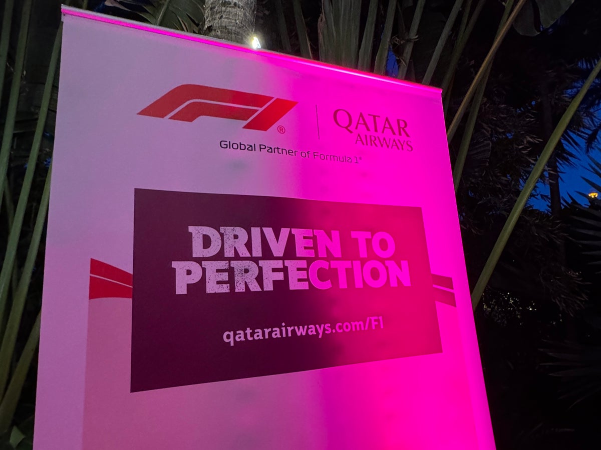 Qatar F1 Partnership Sign