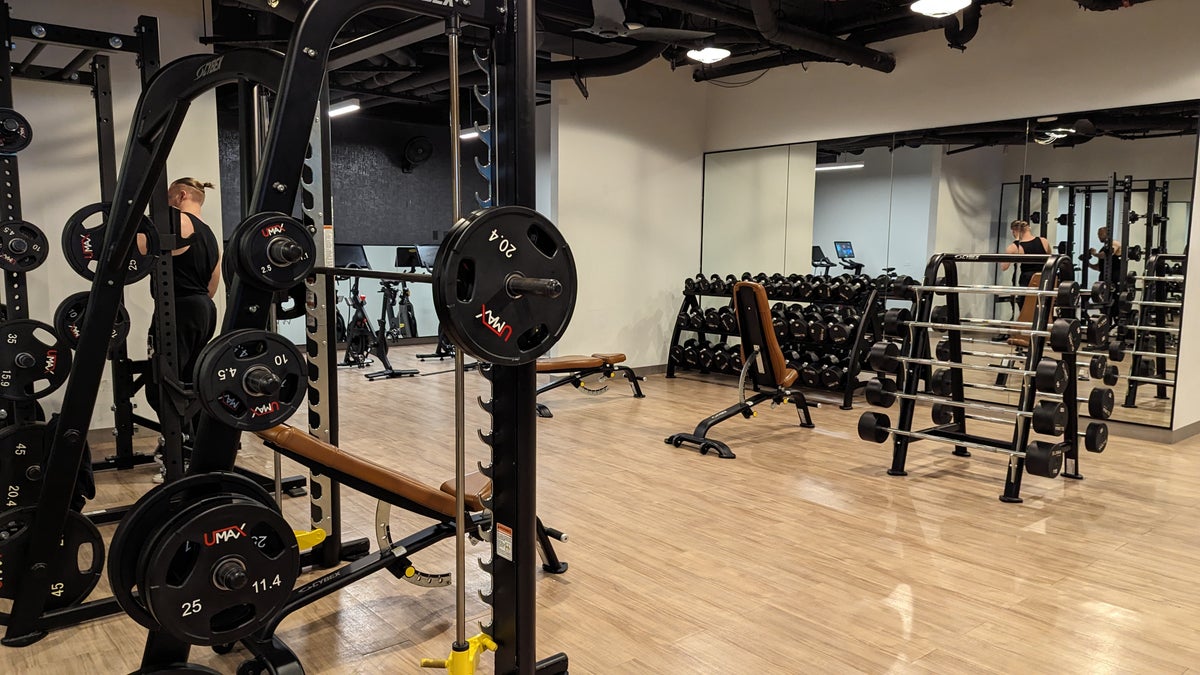 Thompson Austin amenities fitness center free weights