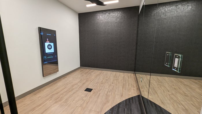 Thompson Austin amenities fitness center studio room with mirror Thompson Austin amenities fitness center studio room with mirror
