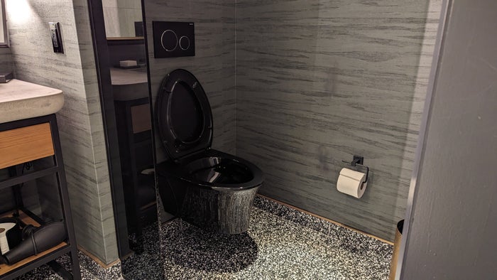 Thompson Austin room bathroom toilet Thompson Austin room bathroom toilet