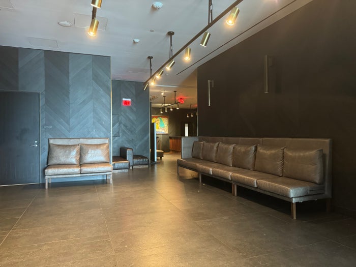 Thompson San Antonio Riverwalk ballroom seating in waiting area