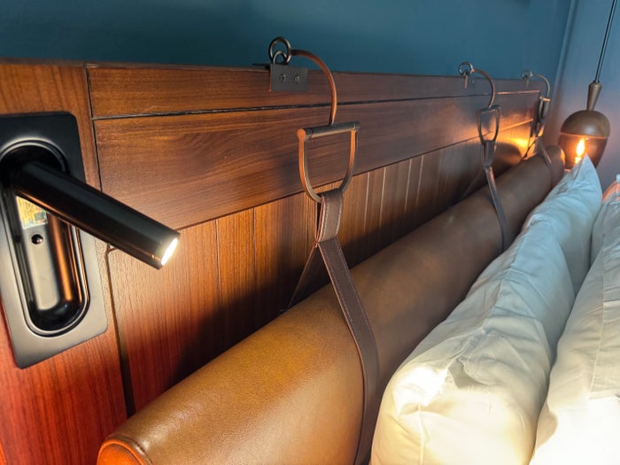 Thompson San Antonio Riverwalk bedroom headboard
