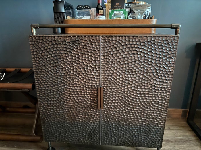 Thompson San Antonio Riverwalk bedroom minibar
