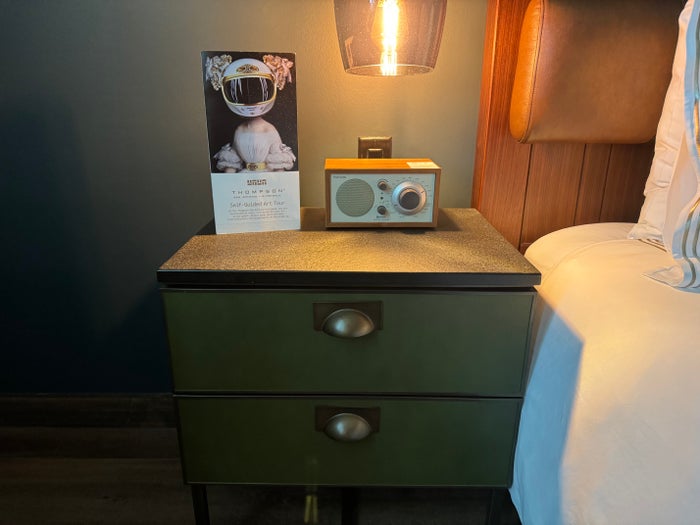 Thompson San Antonio Riverwalk bedroom nightstand