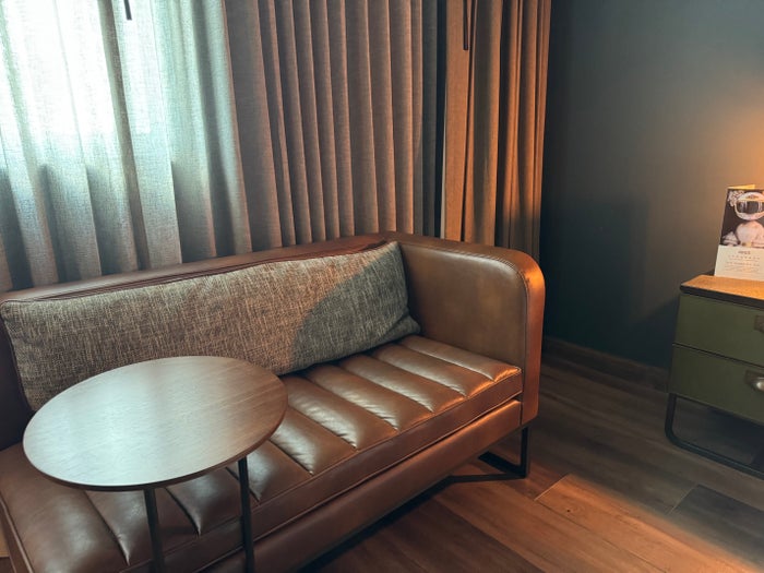 Thompson San Antonio Riverwalk bedroom sofa