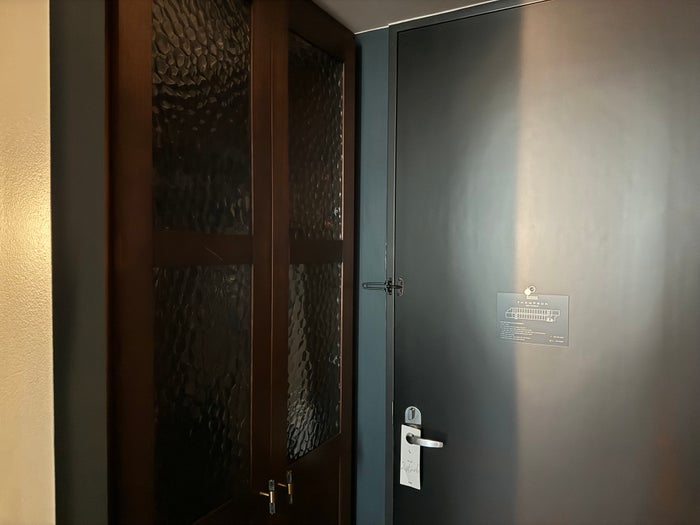 Thompson San Antonio Riverwalk closet doors closed
